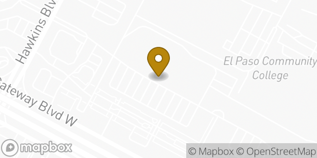 Map showing the location of DICK'S Sporting Goods in El Paso, TX 79925