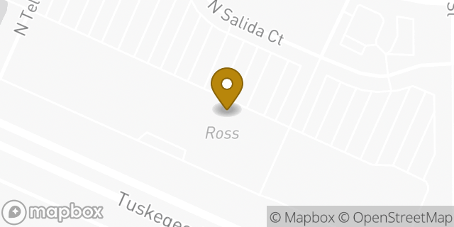 Map showing the location of Amazon Locker - Azar in Aurora, CO 80011