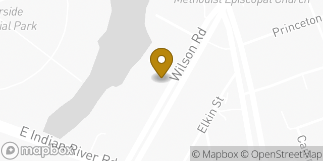 Map showing the location of The American Legion Attucks Post No. 5 in Norfolk, VA 23523