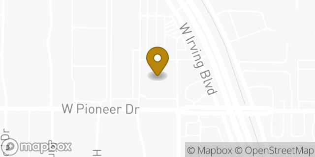 Map showing the location of Planet Fitness in Irving, TX 75061