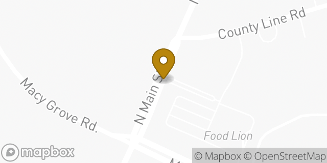 Map showing the location of Food Lion in Kernersville, NC 27284