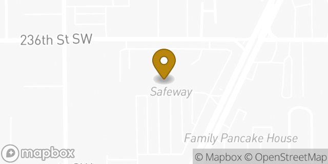 Map showing the location of Starbucks in Edmonds, WA 98026