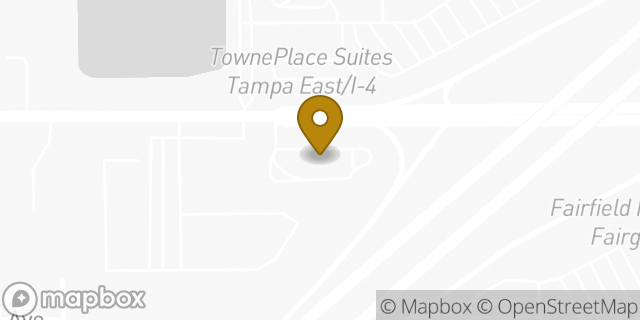 Map showing the location of McDonald's in Tampa, FL 33619