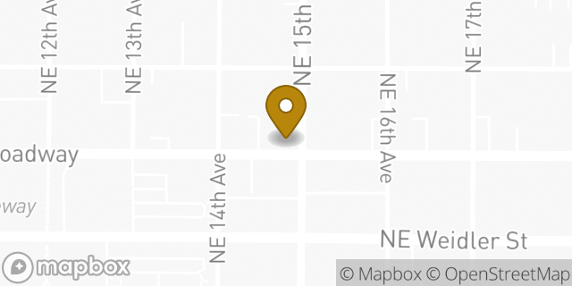Map showing the location of Peet's Coffee in Portland, OR 97232