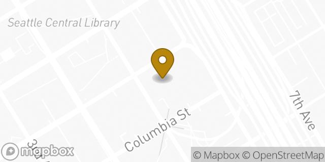 Map showing the location of Amazon Locker - Fitz in Seattle, WA 98104