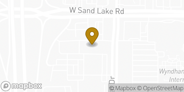 Map showing the location of Avis in Orlando, FL 32819