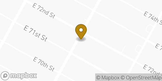 Map showing the location of Bank of America in New York, NY 10021