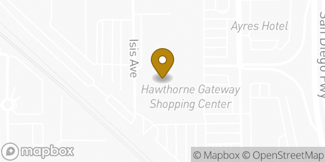 Map showing the location of ATM Costco in Hawthorne, CA 90250