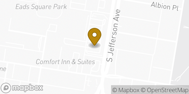 Map showing the location of Subway in St Louis, MO 63104