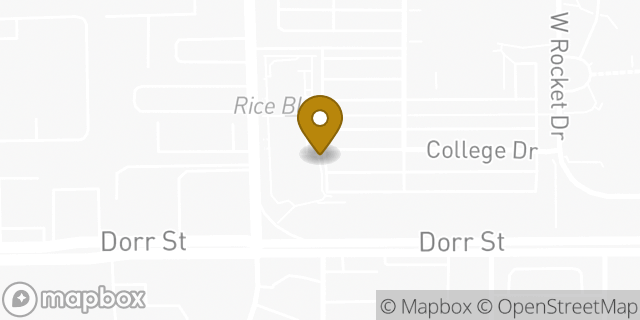 Map showing the location of Amazon Locker - Existence in Toledo, OH 43607