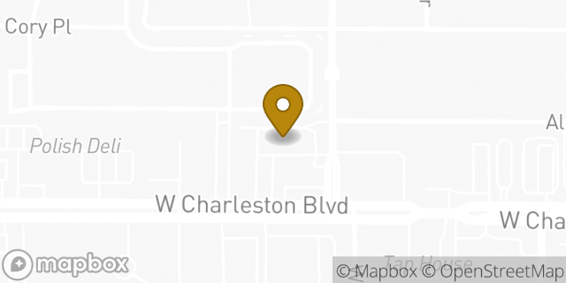 Map showing the location of Amazon Locker - Jeff in Las Vegas, NV 89146