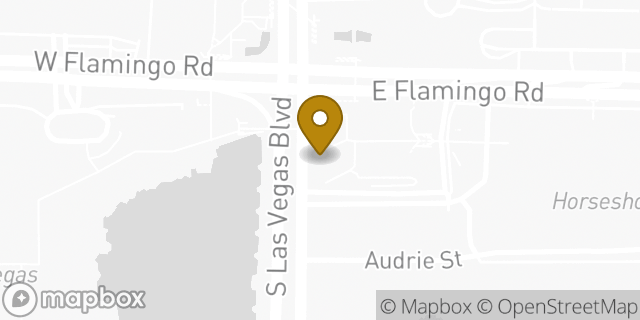Map showing the location of Ben & Jerry's in Las Vegas, NV 89109
