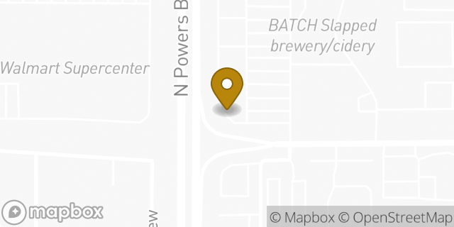 Map showing the location of Omaha in Colorado Springs, CO 80915