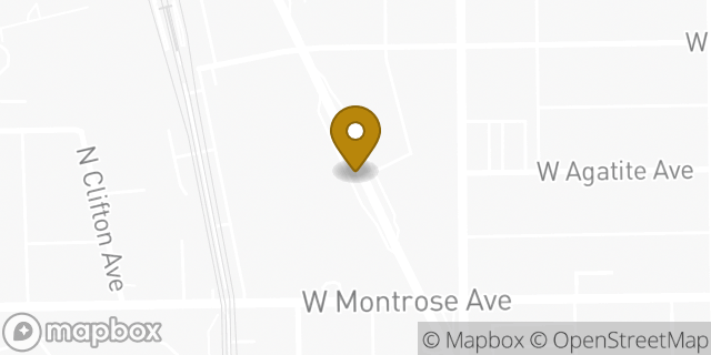 Map showing the location of Subway in Chicago, IL 60640