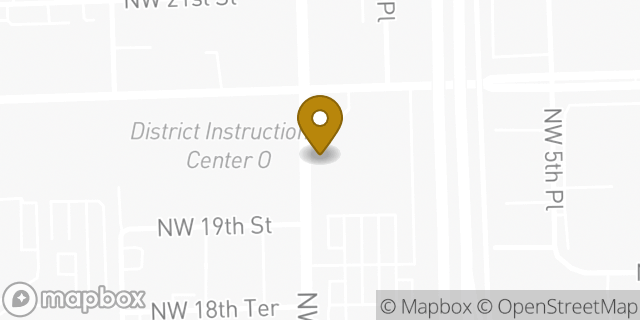 Map showing the location of The UPS Store in Miami, FL 33136