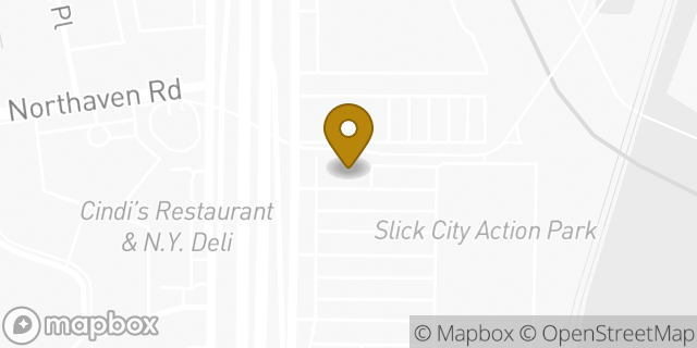 Map showing the location of Subway in Dallas, TX 75243