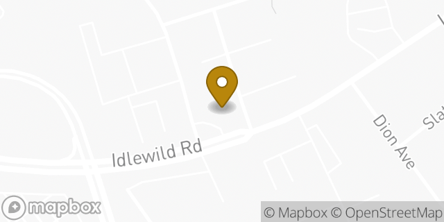 Map showing the location of Idlewild KinderCare in Charlotte, NC 28212