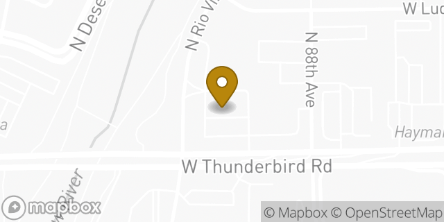 Map showing the location of QuikTrip in Peoria, AZ 85381