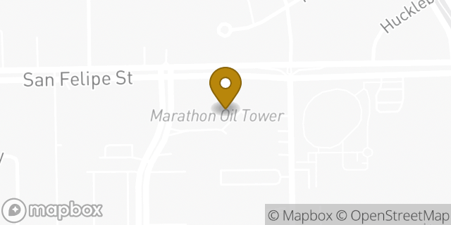 Map showing the location of Amazon Locker - Aperitif in Houston, TX 77056