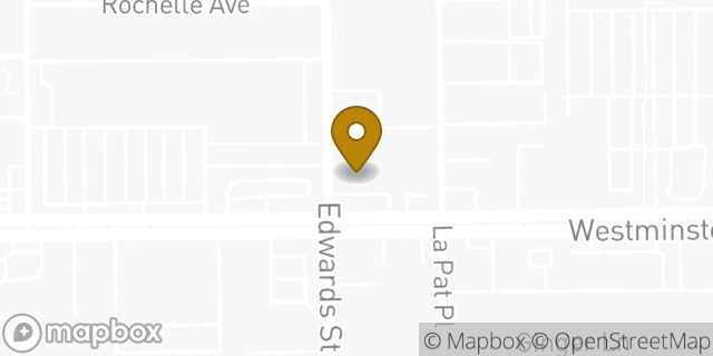 Map showing the location of 7-Eleven in Westminster, CA 92683