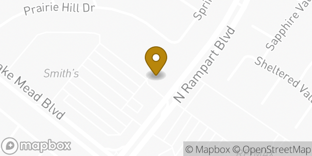 Map showing the location of Pearle Vision in Las Vegas, NV 89128