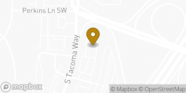 Map showing the location of McDonald's in Lakewood, WA 98499