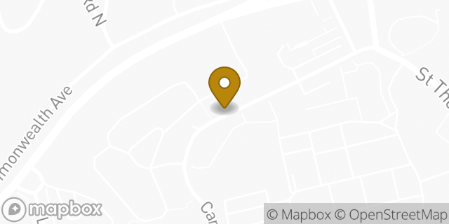 Map showing the location of Amazon Locker - Bench in Chestnut Hill, MA 02467