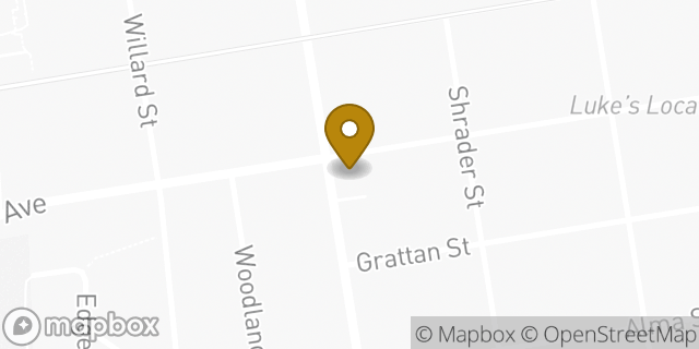 Map showing the location of Walgreens in San Francisco, CA 94117