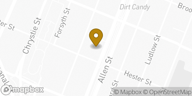 Map showing the location of Amazon Locker - Southeast in New York, NY 10002