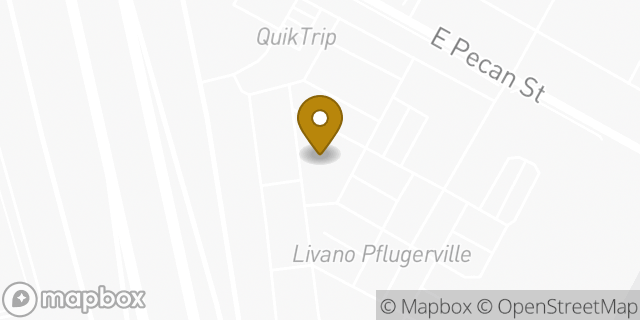 Map showing the location of QuikTrip in Pflugerville, TX 78660