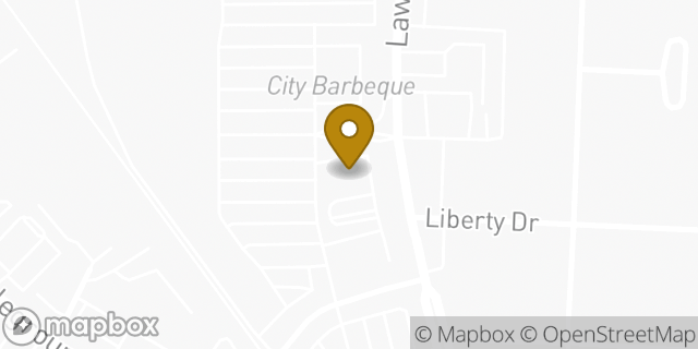 Map showing the location of Panera Bread in Greensboro, NC 27408