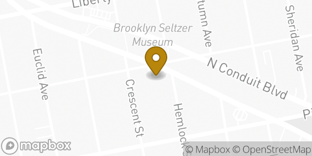 Map showing the location of Subway in Brooklyn, NY 11208