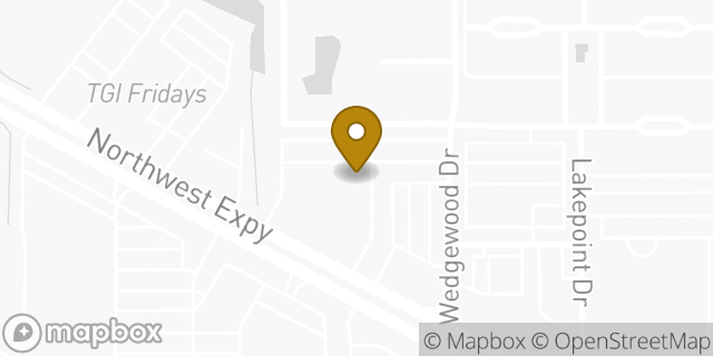 Map showing the location of Amazon Locker - Dad in Oklahoma City, OK 73116
