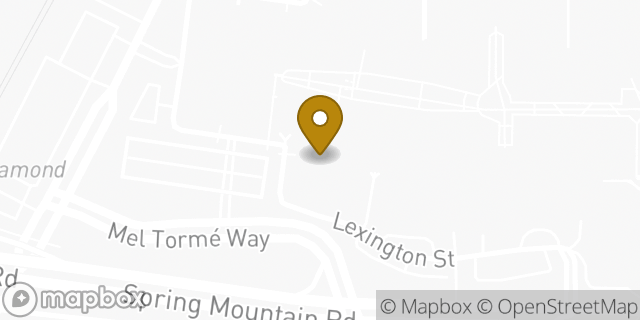 Map showing the location of Dick's Sporting Goods in Las Vegas, NV 89109