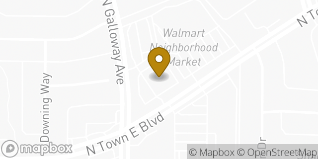 Map showing the location of Walgreens in Mesquite, TX 75150