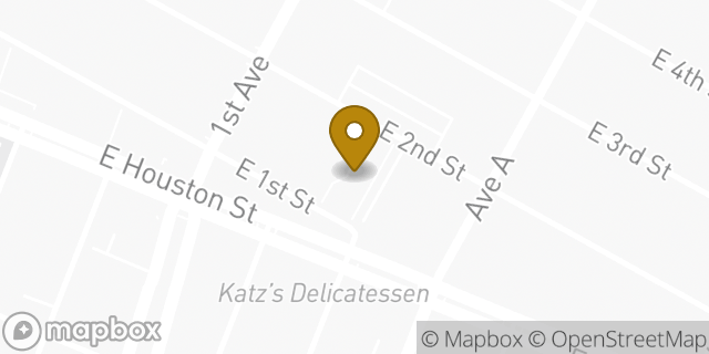 Map showing the location of Amazon Locker - Beres in New York, NY 10009