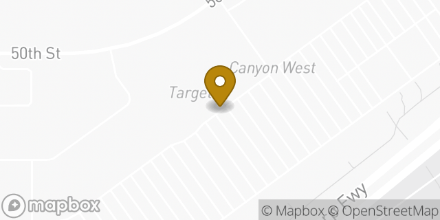 Map showing the location of Target in Lubbock, TX 79407