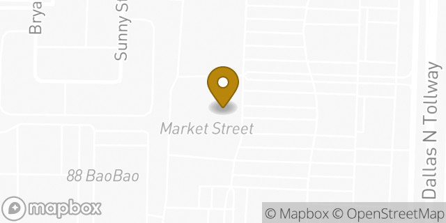 Map showing the location of Starbucks in Frisco, TX 75033