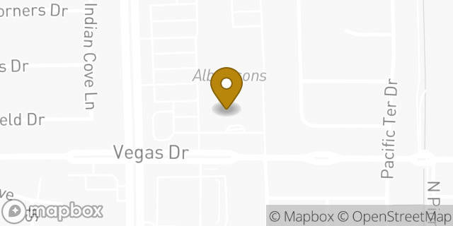Map showing the location of ATM CVS in Las Vegas, NV