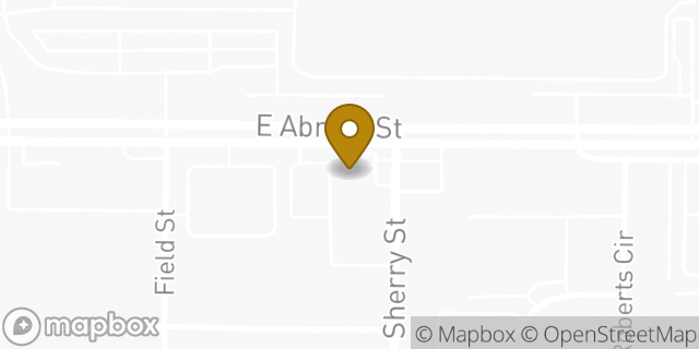 Map showing the location of Amazon Locker - Angelines in Arlington, TX 76010