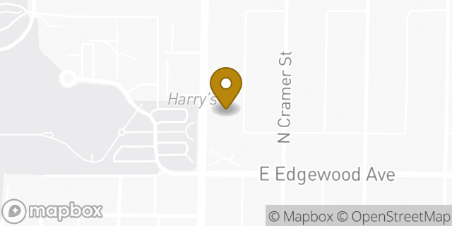 Map showing the location of Dunkin' in Shorewood, WI 53211