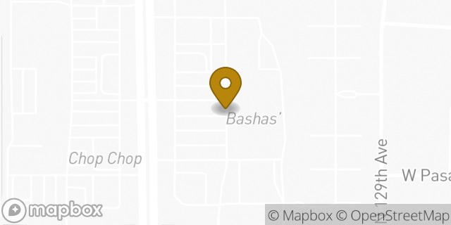 Map showing the location of Starbucks in Litchfield Park, AZ 85340