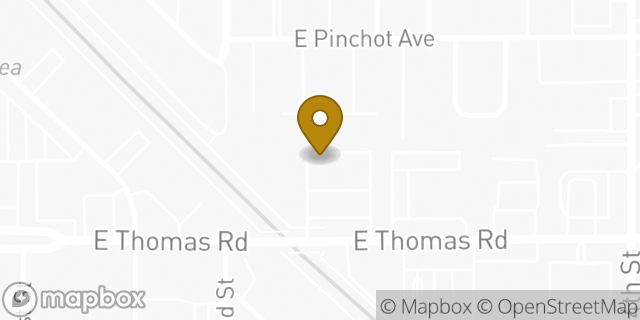 Map showing the location of Amazon Locker - Armand in Phoenix, AZ 85016