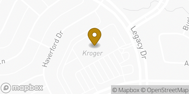 Map showing the location of Kroger in Frisco, TX 75034