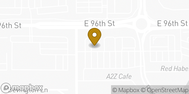 Map showing the location of Chipotle Mexican Grill in Indianapolis, IN 46240