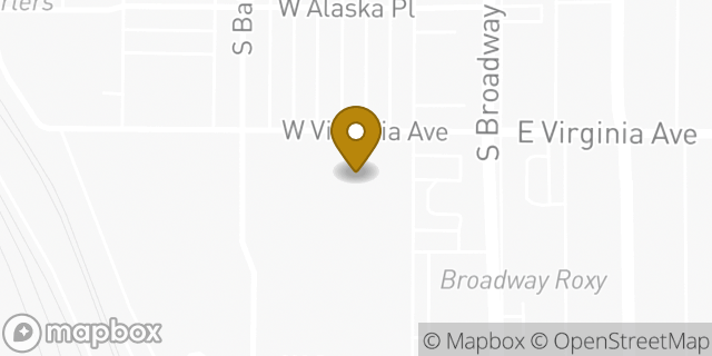 Map showing the location of Sam's Club in Denver, CO 80209