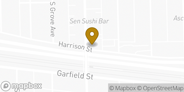 Map showing the location of Fifth Third Bank in Oak Park, IL 60304
