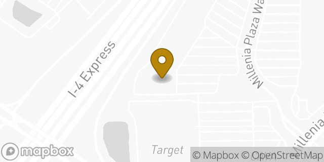 Map showing the location of HomeGoods in Orlando, FL 32839