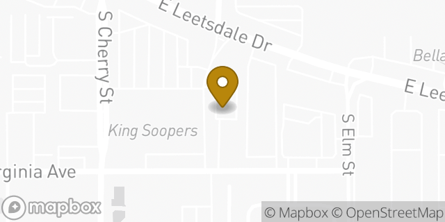 Map showing the location of Enterprise Rent-A-Car in Denver, CO 80246