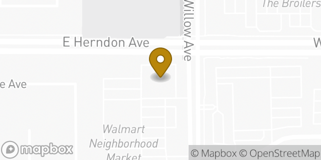 Map showing the location of Walgreens in Fresno, CA 93710